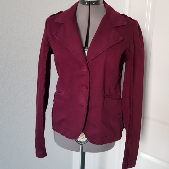 Juicy Couture Burgandy Blazer